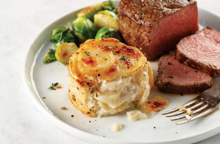 Omaha Steak Au Gratin Potatoes : Irresistible Crowd-Pleasing Comfort Food